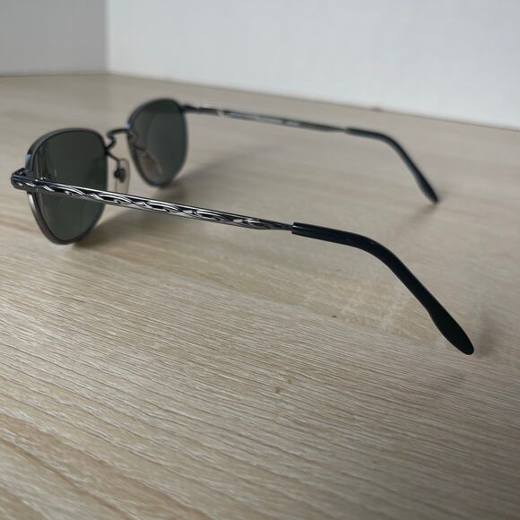 Vintage Serengeti 5653C Sunglasses Silver Metal Japan - Picture 9 of 10